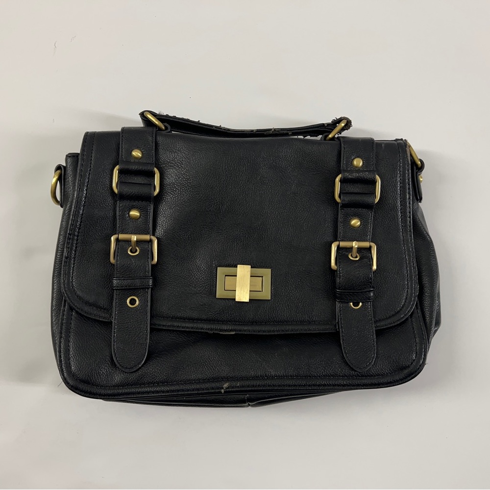 Faux leather bag.